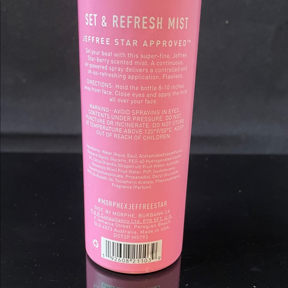 Morphe x Jeffree Star ⭐️ Set & Refresh Mist Star Berry - Picture 3 of 4